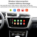 Modified Dedicated Carplay Box Wired To Wireless Car Navigation for Apple Mobile Phones, Applicable For Infiniti QX50/Q50L(Black Square)