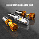 2 PCS CS-1168 DC10-85V/1200LM/10W Motorcycle LED Luminous Headlights, Style:Three Sides