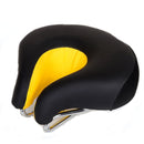 Noseless Bicycle Saddle Mountain Bike Thickened Soft Cushion(Yellow)
