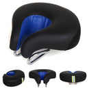 Noseless Bicycle Saddle Mountain Bike Thickened Soft Cushion(Blue)