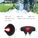 Noseless Bicycle Saddle Mountain Bike Thickened Soft Cushion(Green)