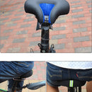 Noseless Bicycle Saddle Mountain Bike Thickened Soft Cushion(Red)