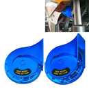 2 PCS / Set 12V Motorcycle Electric Car Modified Mono Horn(Blue)