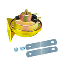 2 PCS / Set 12V Motorcycle Electric Car Modified Mono Horn(Golden)
