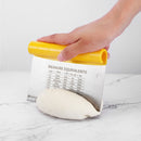 2 PCS Stainless Steel Dough Cutter Scraper With Scale Cutter Baking Tools