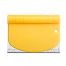 2 PCS Stainless Steel Dough Cutter Scraper With Scale Cutter Baking Tools