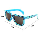 Fashion Sunglasses Action Game Toys Square Glasses(Blue)