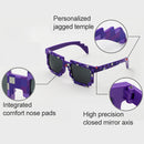 Fashion Sunglasses Action Game Toys Square Glasses(Purple)