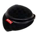 Winter Warm Wool Ear Bag Back-Wearing Foldable Plush Earmuffs, Size:Free Size(Black Twist Yarn)