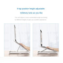 Multifunctional Folding Notebook Stand Monitor Increase Rack, Colour: Tripod (Black)
