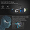 ORDRO EP7 4K Head-Mounted Auto Focus Live Video Smart Sports Camera, Style:With Remote Control(Silver Black)