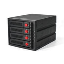 OImaster MR-6310 Built-In Optical Drive Hard Drive Extraction Box, Style:4 Bays