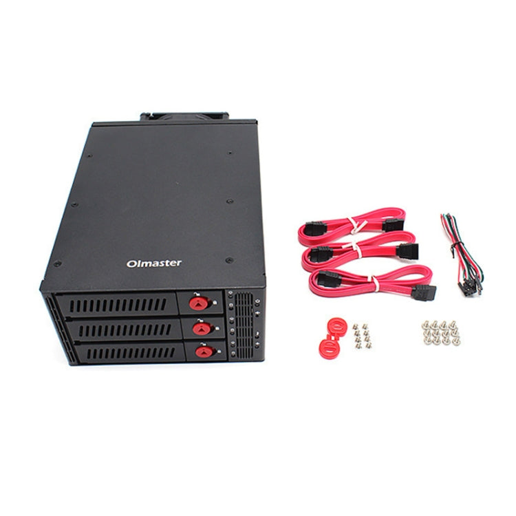 OImaster MR-6310 Built-In Optical Drive Hard Drive Extraction Box, Style:4 Bays