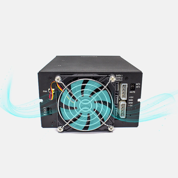 OImaster MR-6310 Built-In Optical Drive Hard Drive Extraction Box, Style:4 Bays