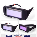 Automatic Dimming Anti-Ultraviolet Anti-Strong Photoelectric Welding Glasses(White)