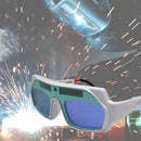 Automatic Dimming Anti-Ultraviolet Anti-Strong Photoelectric Welding Glasses(White)