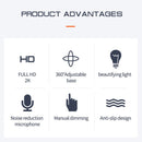 A9mini USB Drive-Free HD Fill Light Camera with Microphone, Pixel:1.0 Million Pixels 720P