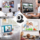 A9mini USB Drive-Free HD Fill Light Camera with Microphone, Pixel: 5.0 Million Pixels 2K Auto Focus