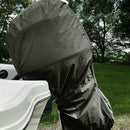 G27 Outside Engine Hood Ship Side Engine Protection Cover Ship Side Engine Rain Cover, Size: 100-150HP 81 x 85 x 70 inch, Specification:420D(Black)