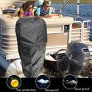 G27 Outside Engine Hood Ship Side Engine Protection Cover Ship Side Engine Rain Cover, Size: 100-150HP 81 x 85 x 70 inch, Specification:420D(Black)