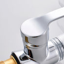 Bathroom Hot Cold Water Faucet Wine Glass Waterfall Faucet(Transparent)