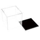 Small 10x10x10cm Clear Acrylic Camera Display Cover Plexiglass Display Case Countertop Box