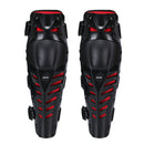 SULAITE Motocross Outdoor Sports Protective Gear Riding Windproof And Anti-Fall Activity Leggings Protector(Black Red)