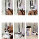 Zoosen Electric Hot Water Faucet Connection Type Instant Hot Water Faucet EU Plug, Style:White + Leak Protection