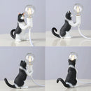 Cat Light Animal Table Lamp Mini Night Light, Power Plug:US Plug(Visit)