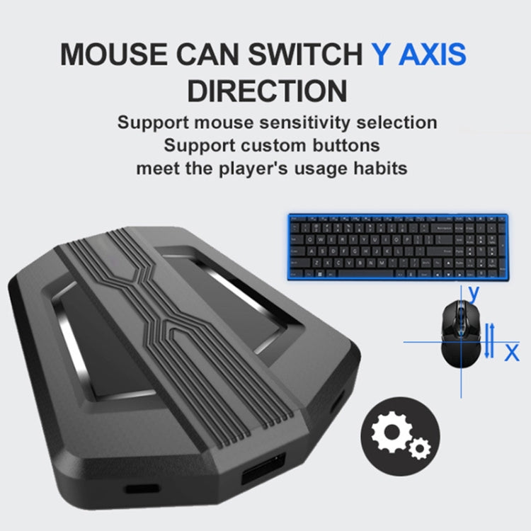 Keyboard And Mouse Converter For PS4/Switch/PS4 Pro/XBOX ONE(Black)