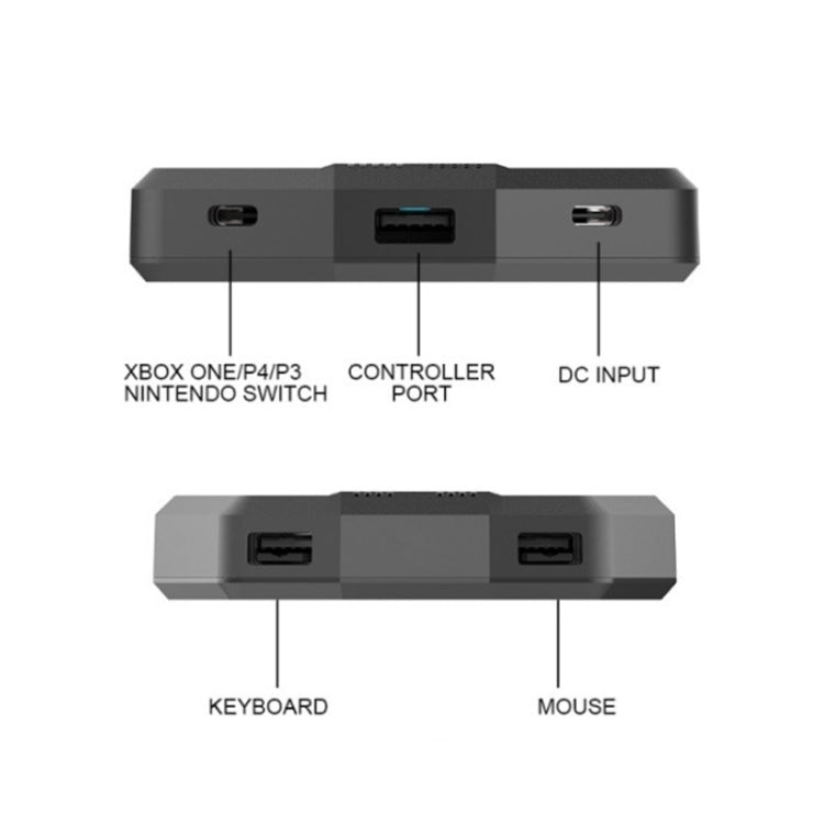 Keyboard And Mouse Converter For PS4/Switch/PS4 Pro/XBOX ONE(Black)