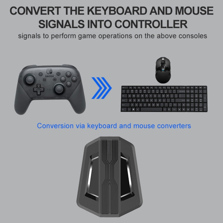 Keyboard And Mouse Converter For PS4/Switch/PS4 Pro/XBOX ONE(Black)