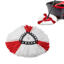 4 PCS Triangle Cotton Yarn Rotating Mop Head for Vileda / O-Cedar