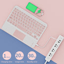 Universal Ultra-Thin Portable Bluetooth Keyboard and Mouse Set For Tablet Phones, Size:10 inch(Black Keyboard)