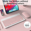 Universal Ultra-Thin Portable Bluetooth Keyboard and Mouse Set For Tablet Phones, Size:10 inch(Black Keyboard)