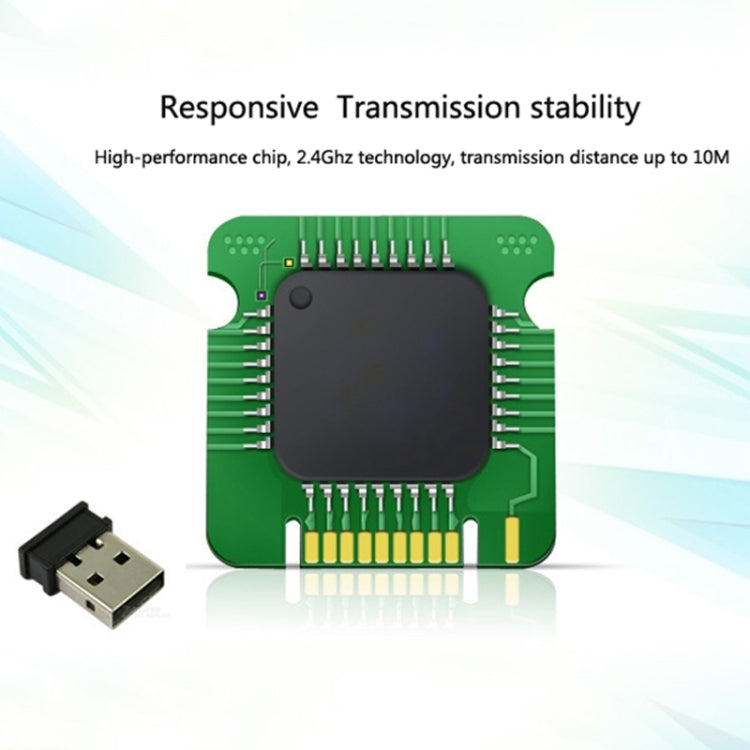 USB External Notebook Desktop Computer Universal Mini Wireless Keyboard Mouse, Style:Keyboard and Mouse Set(Black )