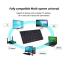 USB External Notebook Desktop Computer Universal Mini Wireless Keyboard Mouse, Style:Keyboard and Mouse Set(Black )