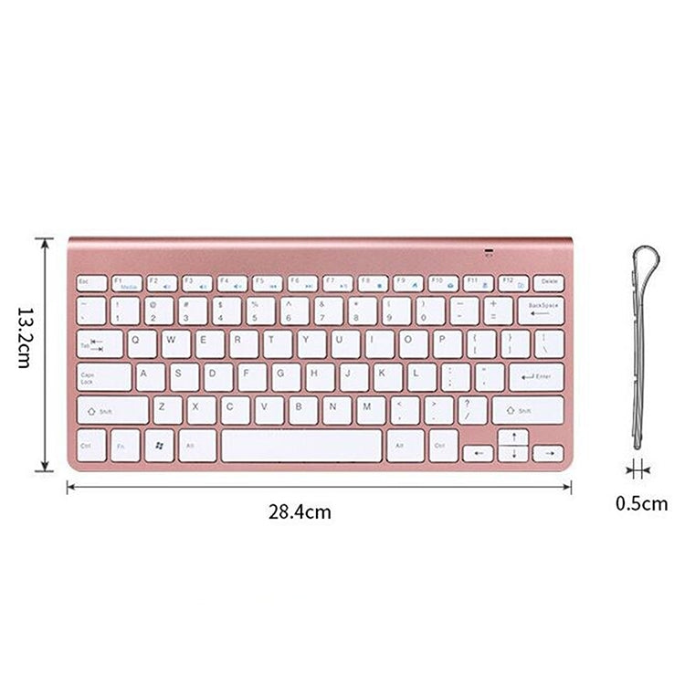 USB External Notebook Desktop Computer Universal Mini Wireless Keyboard Mouse, Style:Keyboard and Mouse Set(Silver )