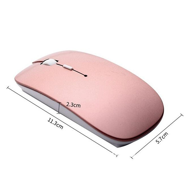 USB External Notebook Desktop Computer Universal Mini Wireless Keyboard Mouse, Style:Keyboard and Mouse Set(Silver )