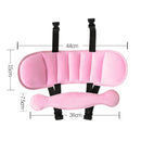Child Car Seat Head Support Comfortable Safe Sleep Solution Pillows Neck Travel Stroller Soft Cushion(Pink)