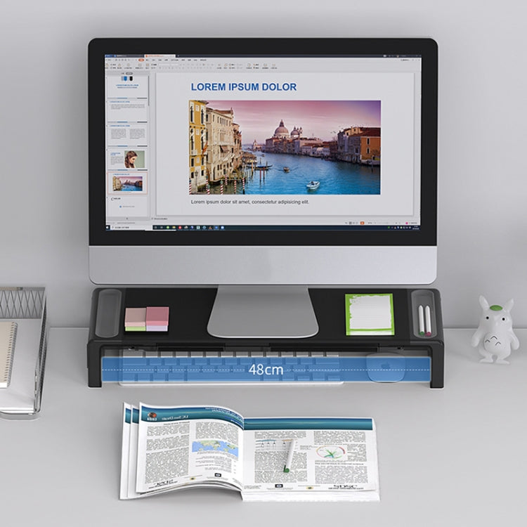 AP2002-2-A Display Increase Rack Notebook Storage BracketOlmaster, Style:Plus Storage Box