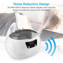 35W 600ml Mini Ultrasonic Cleaner Glasses Jewelry Household Ultrasonic Cleaner, Plug Type:220V EU Plug