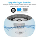35W 600ml Mini Ultrasonic Cleaner Glasses Jewelry Household Ultrasonic Cleaner, Plug Type:220V EU Plug