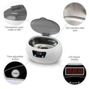 35W 600ml Mini Ultrasonic Cleaner Glasses Jewelry Household Ultrasonic Cleaner, Plug Type:220V EU Plug