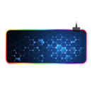 Rubber Gaming Waterproof RGB Luminous Mouse Pad with 14 Kinds of Lighting Effects, Size: 800 x 300 x 4mm(Honeycomb)
