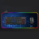 Rubber Gaming Waterproof RGB Luminous Mouse Pad with 14 Kinds of Lighting Effects, Size: 800 x 300 x 4mm(Honeycomb)