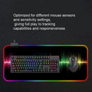Rubber Gaming Waterproof RGB Luminous Mouse Pad with 14 Kinds of Lighting Effects, Size: 800 x 300 x 4mm(Electronic Sound)