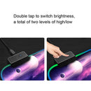 Rubber Gaming Waterproof RGB Luminous Mouse Pad with 14 Kinds of Lighting Effects, Size: 800 x 300 x 4mm(Deep Planet)