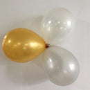 Classic Black Gold Latex Balloon Set Birthday Party Balloon Chain Room Decoration Set