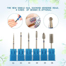 3 PCS Nail Tungsten Steel Alloy Grinding Head Polishing Tool Grinding Machine Special Grinding Head Tool(01)